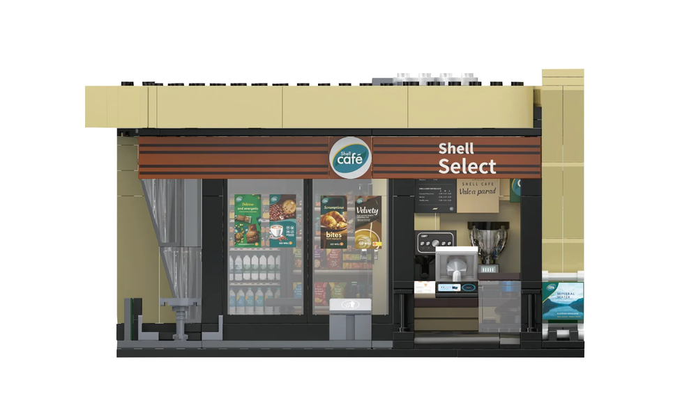 CaDA C66033W Shell Select Café 1:30 Bausatz NEU OVP Bricks