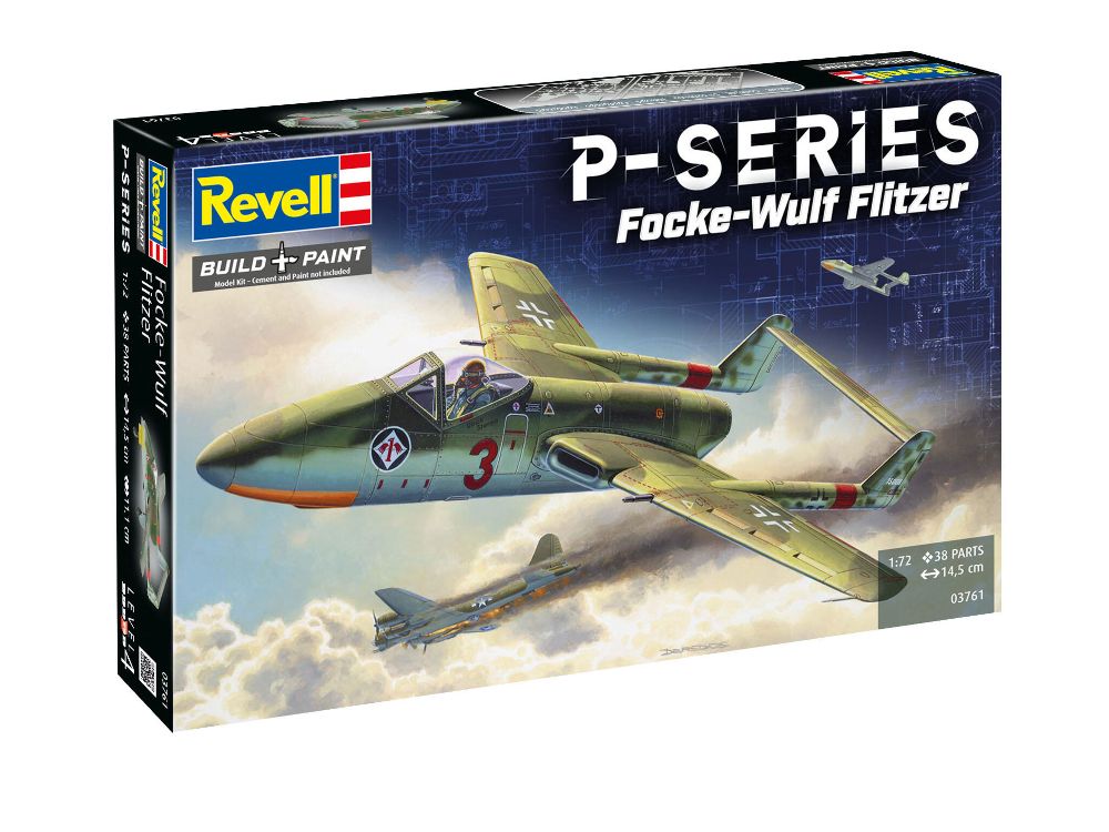 Revell 03761 Focke-Wulf TL Jäger "Flitzer" - P-Series 1:72 Bausatz