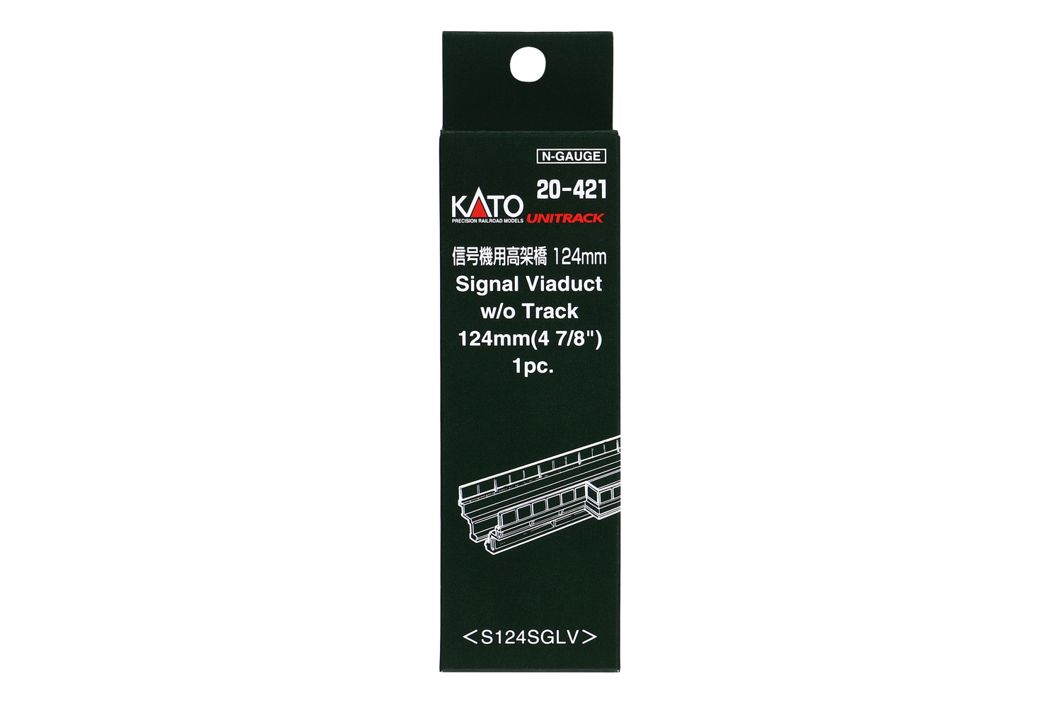 Kato 20-421 Viadukt-Gleiseinsatz für Signalgleis 1:160 Spur N Neu
