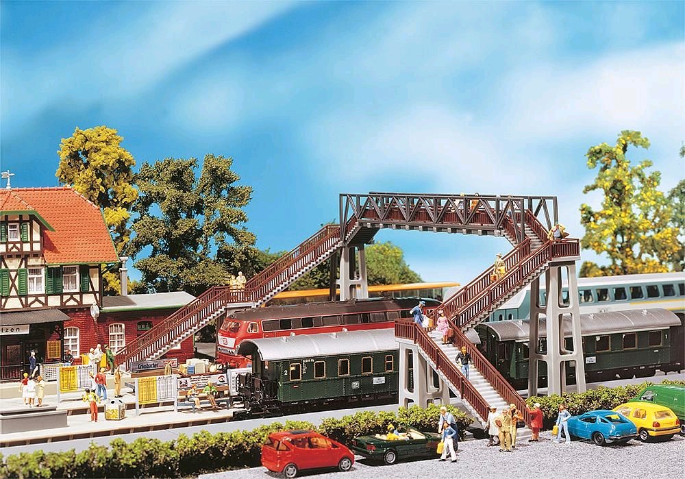 Faller 120179 Fußgängerbrücke 1:87 Spur H0 Bausatz Neu OVP