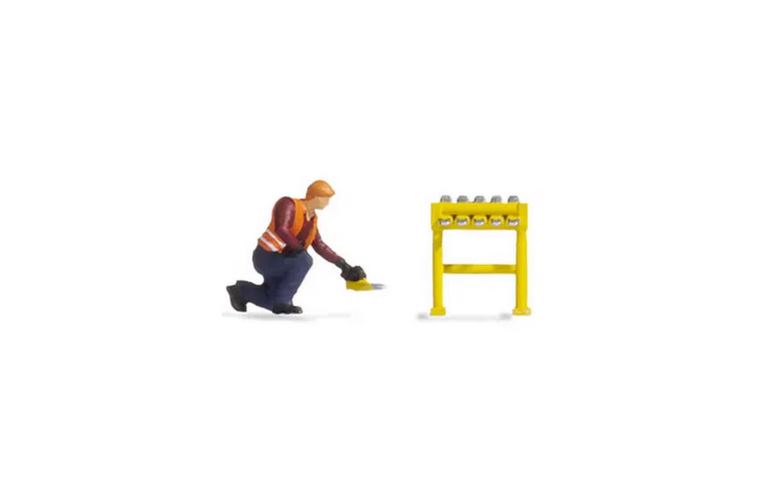 Noch 16531 Tiny-Scenes „Gleisarbeit” 1:87 Spur H0 Neu OVP Figur
