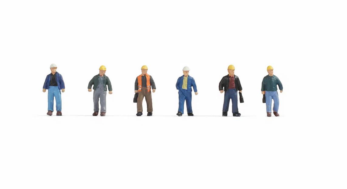 Noch 15057 Bauarbeiter 1:87 Spur H0 Neu OVP Figuren