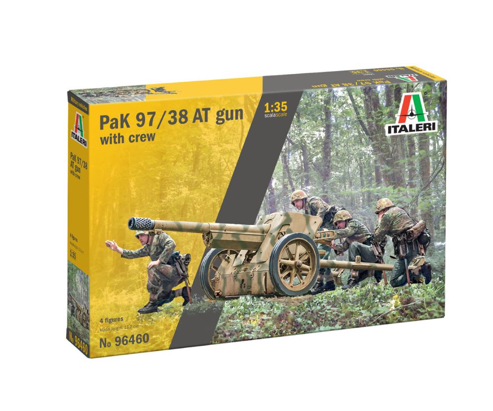 Italeri 96460 Pak 97/38 AT Gun with crew 1:35 Bausatz Neu OVP