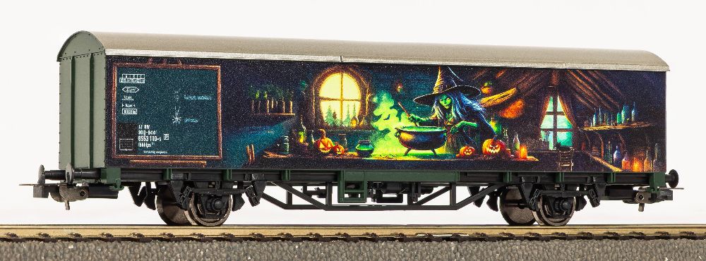 Piko 27901 Ged. Güterwagen Halloween Spur H0