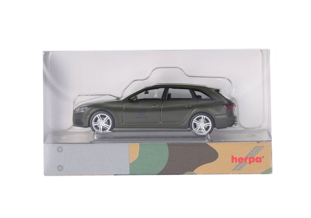 Herpa 700931 Audi A4 Avant "Bundeswehr Fuhrpark" mattoliv 1:87