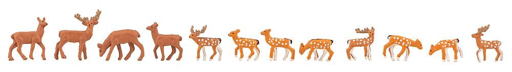 Faller 155905 Damhirsche, Rotwild 1:87 Spur H0 Neu OVP Figuren