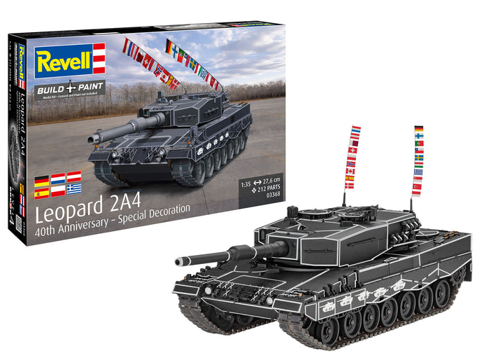 Revell 03368 Leopard 2A4 - Special Decoration 40th anniversary 1:35