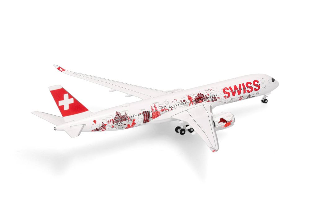 Herpa 538350 Swiss International Air Lines Airbus A350-900 1:500