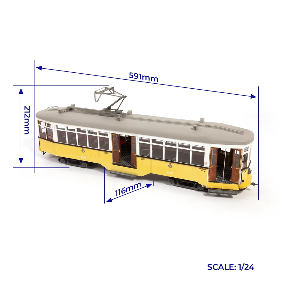 OcCre 53013 Milano Straßenbahn 1:24 Holzmodellbausatz NEU OVP