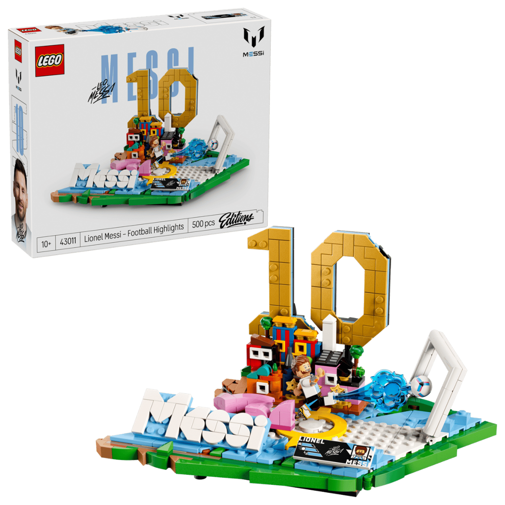 LEGO 43011 EDITIONS Lionel Messi – Fußball-Highlights Bausatz NEU