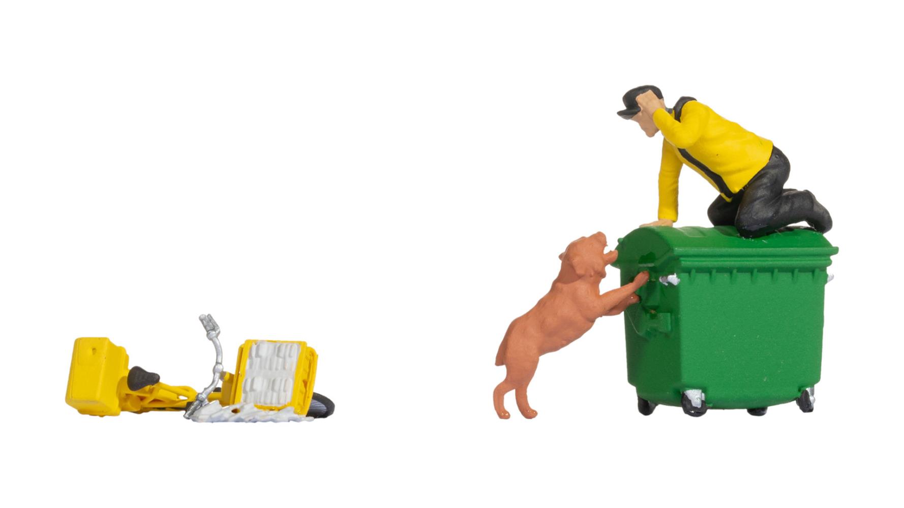 Noch 16610 Funny-Scenes „Vorsicht Hund" 1:87 Spur H0 Neu OVP