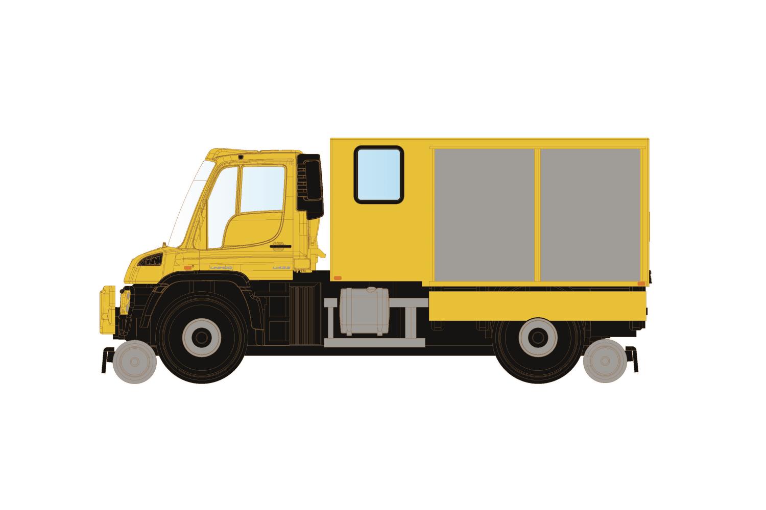 Hobbytrain H32301 Zweiwege Unimog U423 Ep.VI neutral DC/DCC Spur N