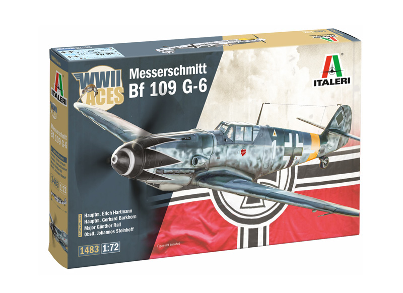 Italeri 1483 Messerschmitt Bf 109 G-6 Aces 1:72 Bausatz NEU OVP