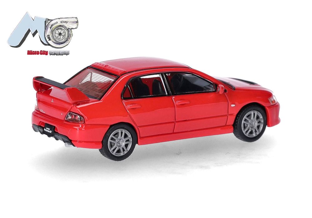 Herpa 87MC000005 MicroCity: Mitsubishi Lancer Evolution 9, rot 1:87 Neu