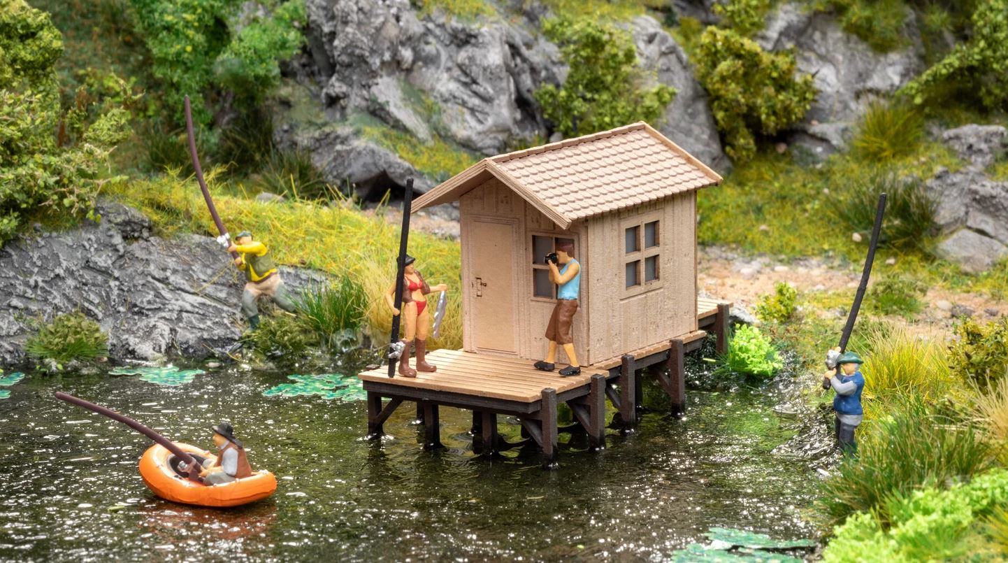Noch 14691 Fischerhütte 1:160 Spur N Laser-Cut minis Neu OVP