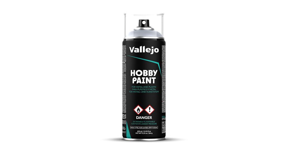 Vallejo 28021 Silber, Fantasie Farben, Sprühdose, 400 ml NEU