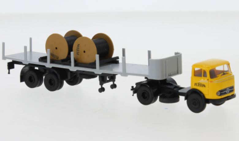 Brekina 48041 Mercedes LPS 338 Rungen-SZ, Züblin , mit Kabeltrommeln