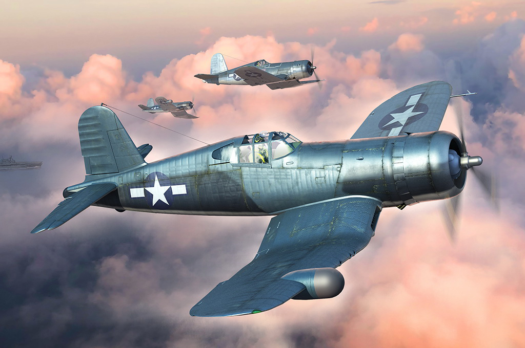 HobbyBoss 81788 F4U-1A/2 Corsair (2 in 1) 1:48 Bausatz Neu OVP