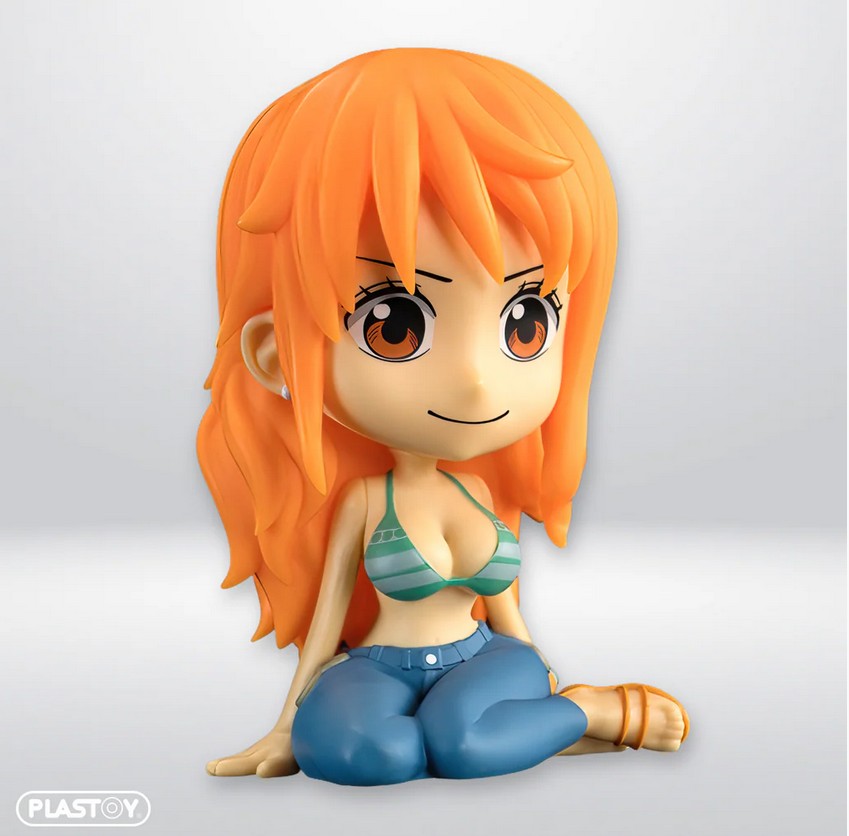 Plastoy 80169 One Piece Nami 15 cm NEU OVP Spardose