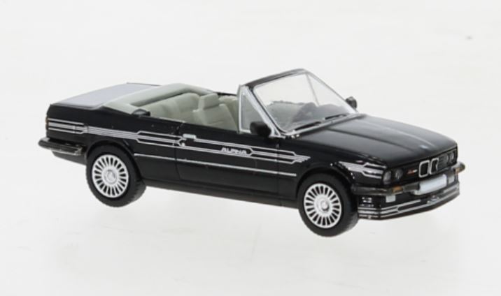 Premium Classixxs 870446 BMW Alpina C2 2,7 Cabriolet schwarz/Dekor 1986 1:87