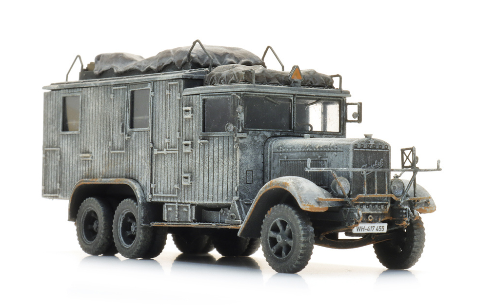 Artitec 6870507 Wehrmacht Henschel 33 D1 Kfz. 72 Radio Winter 1:87