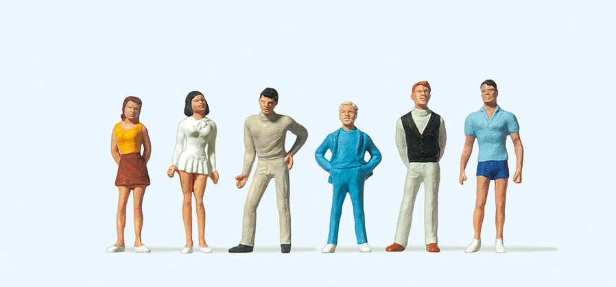 Preiser 14003 Burschen, Mädchen 1:87 Spur H0 Neu OVP Figuren