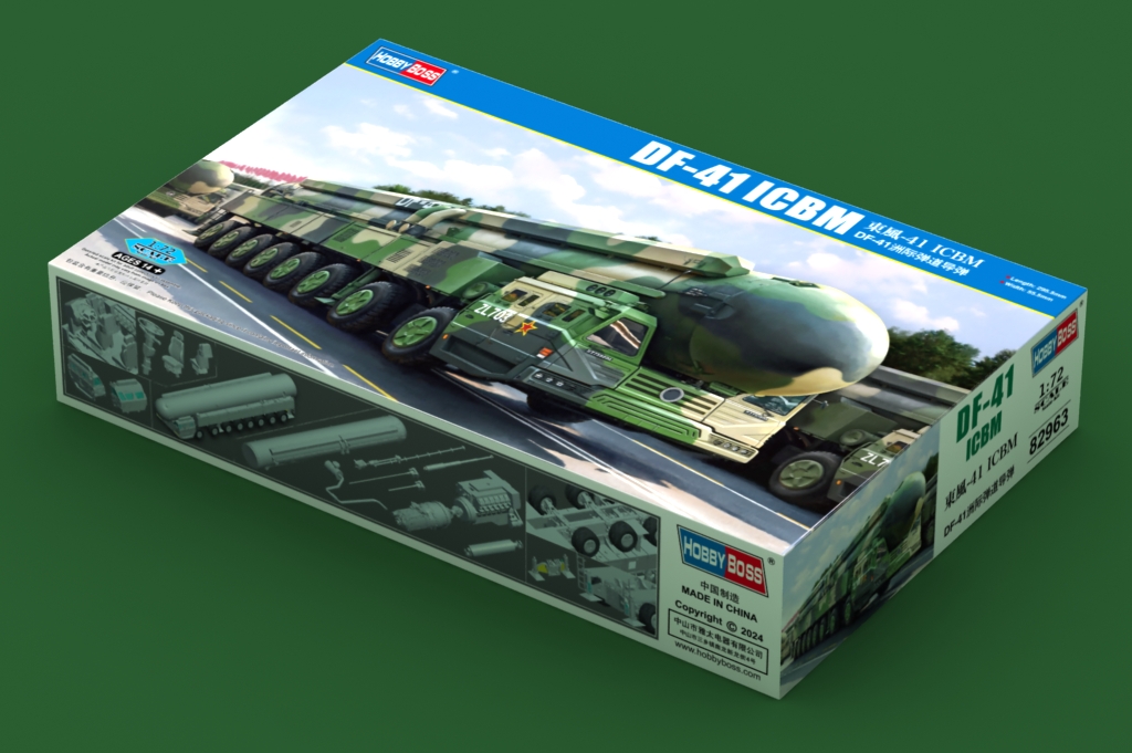 HobbyBoss 82963 DF-41 ICBM 1:72 Plastikmodellbausatz Neu OVP