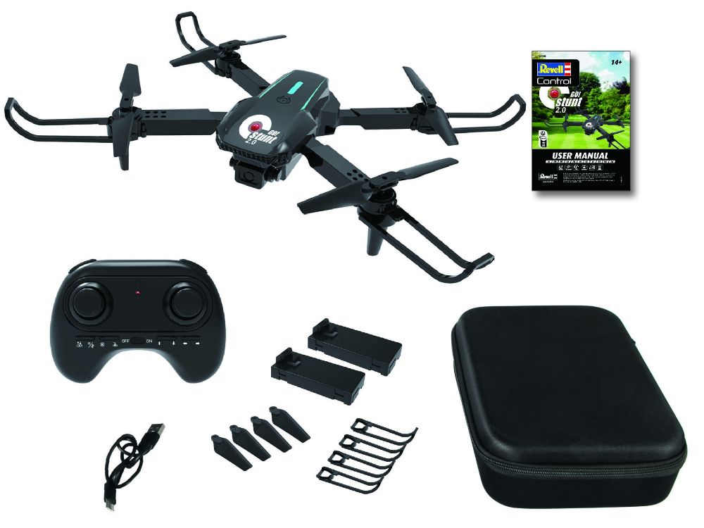 Revell 23798 RC Quadrocopter GO! Stunt 2.0 Ferngesteuerte Drohne