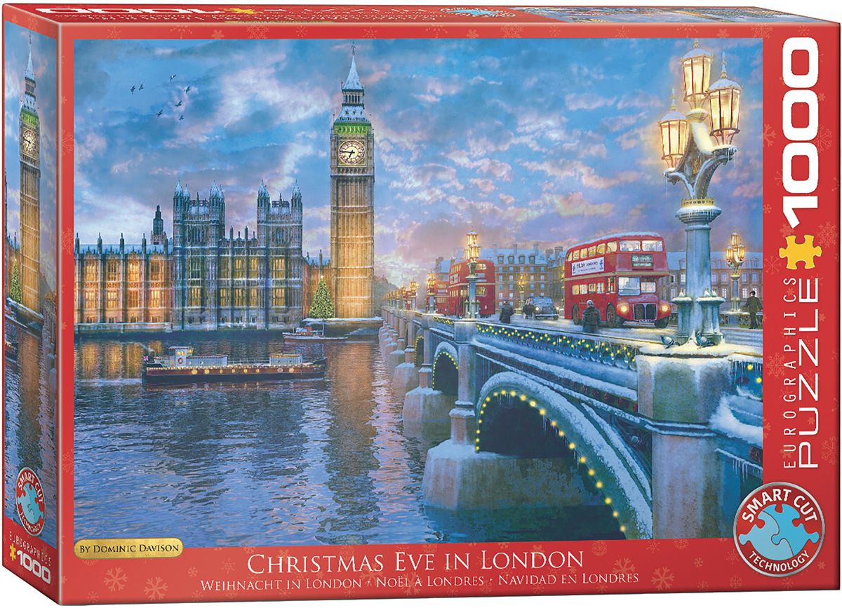 EUROGRAPHICS 6000-0916 Heiligabend in London 1000 Teile Puzzle NEU OVP