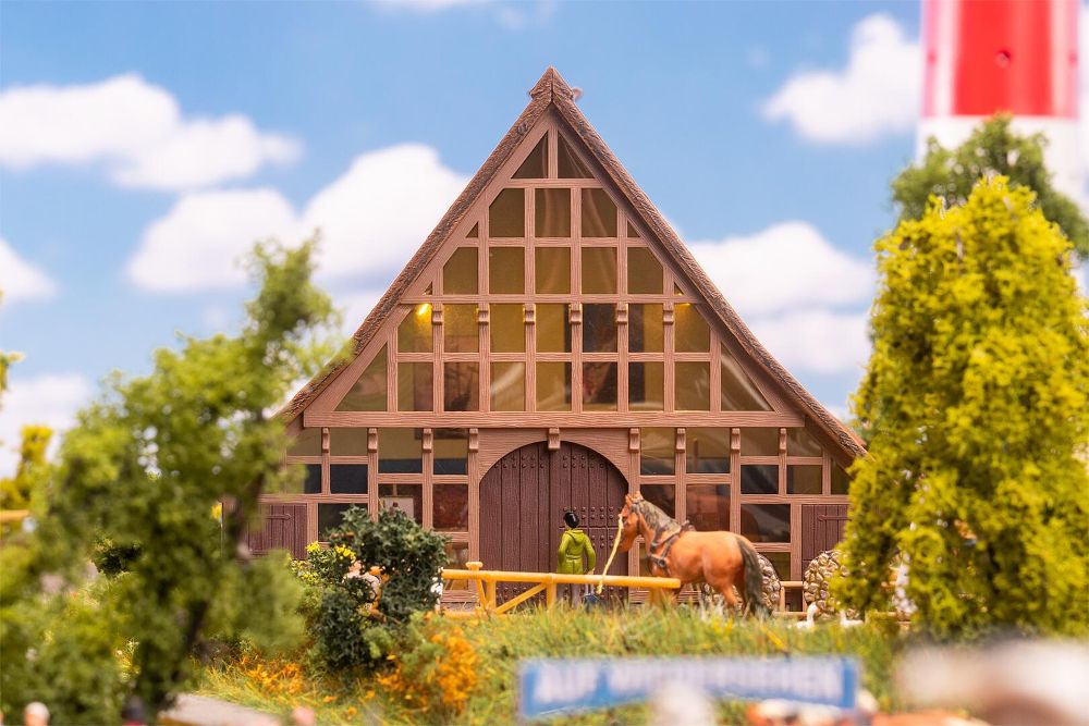 Faller 130674 Norddeutsches Reetdachhaus 1:87 Spur H0 Bausatz