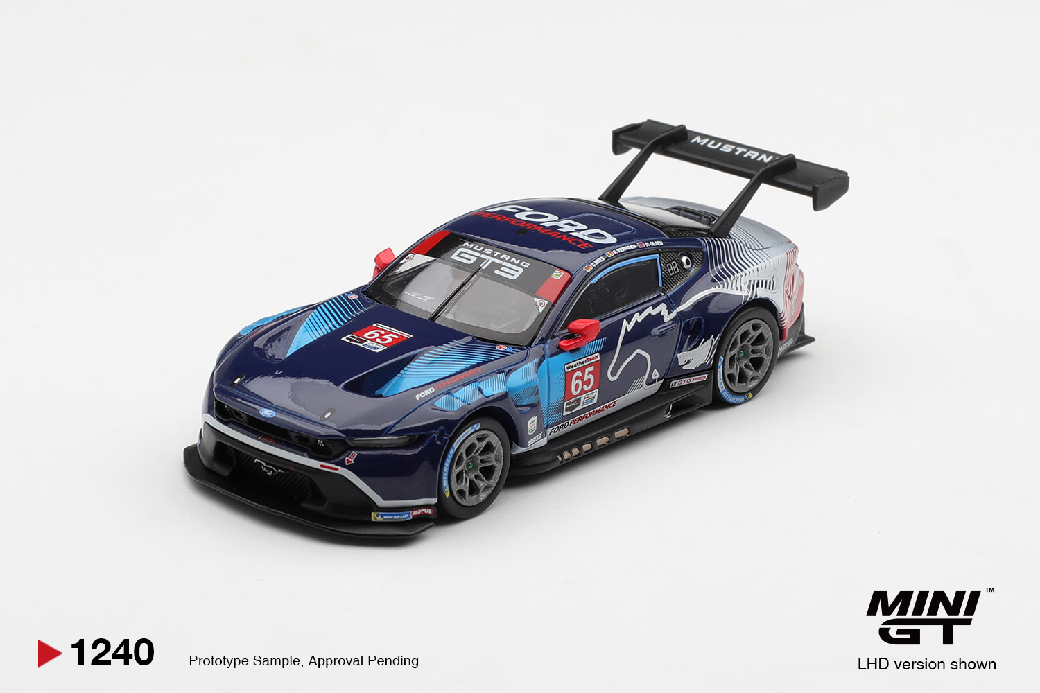 Mini GT 1240 1:64 FORD MUSTANG GT3 #65 FORD MULTIMATIC MOTORSPORTS