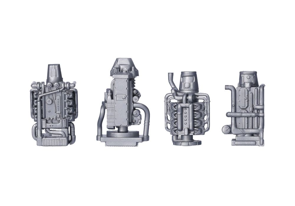 Herpa 055482 Zubehör: Motoren für ZM und LKW (20 Stück) Spur H0