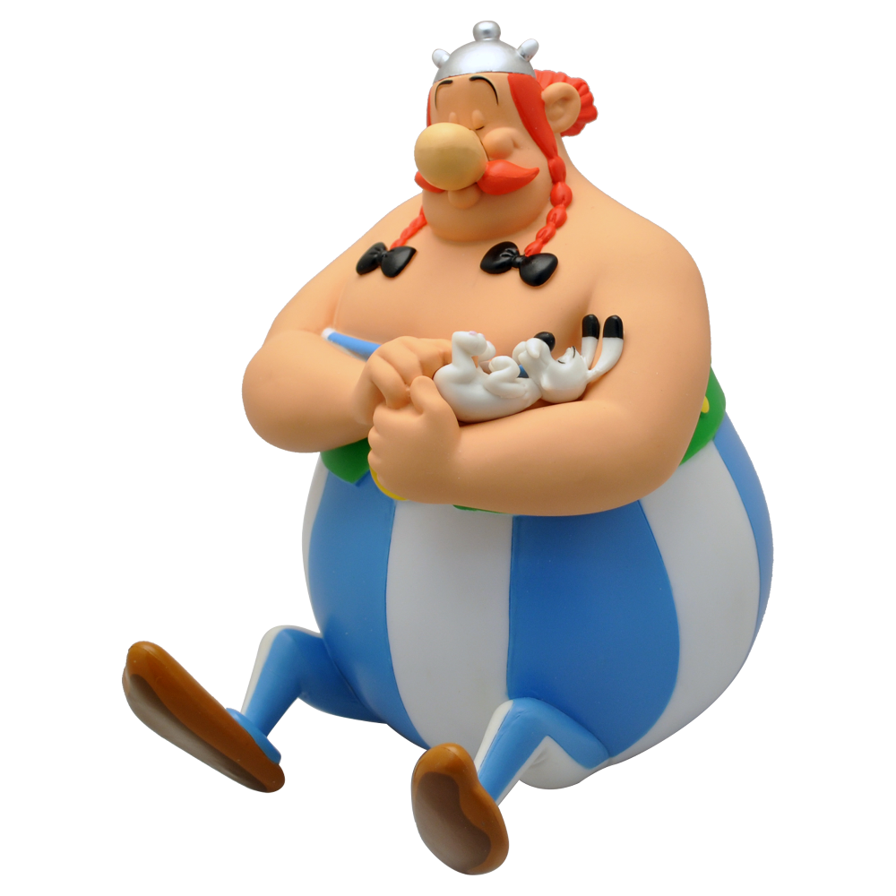 Plastoy 80109 Obelix und Idefix 17 cm Spardose NEU OVP
