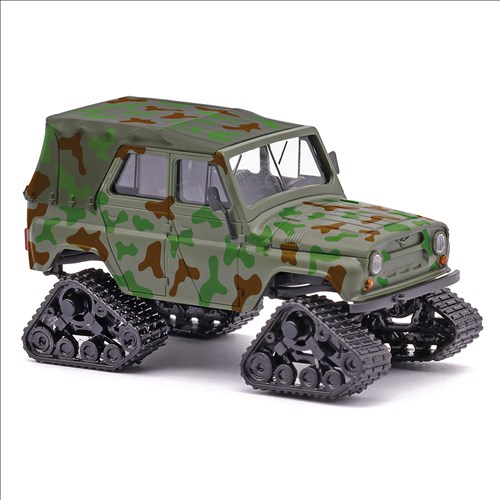 Busch 52122 UAZ 469 Raupenantrieb 1:87 Spur H0 Standmodell Neu
