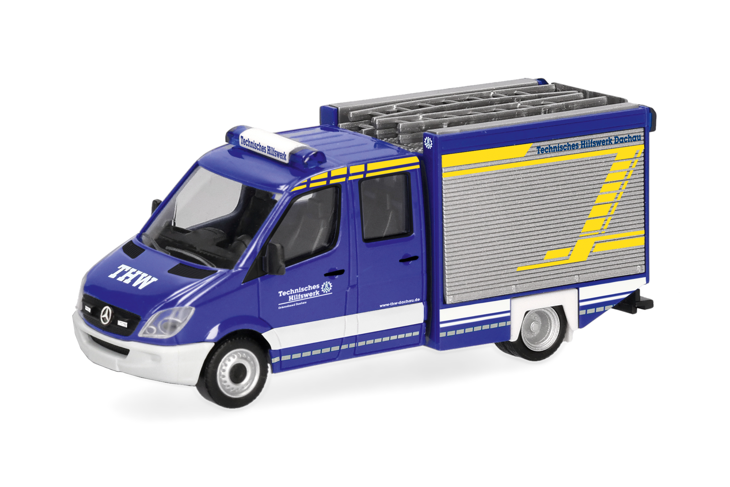 Herpa 099943 MB Sprinter 06 THV GW THW Dach