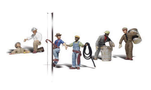 Woodland Scenics A2742 Stadtarbeiter 1:45 Spur 0 Neu OVP Figuren