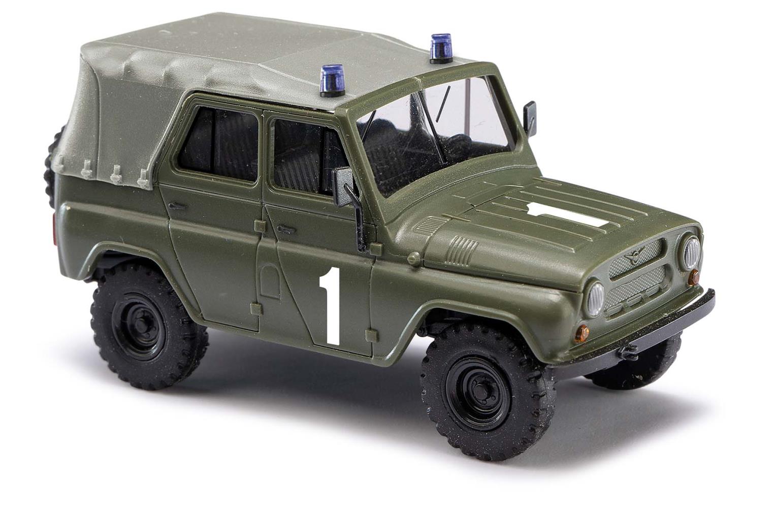Busch 52120 UAZ 469 Bundeswehr 1:87 Spur H0 Standmodell Neu