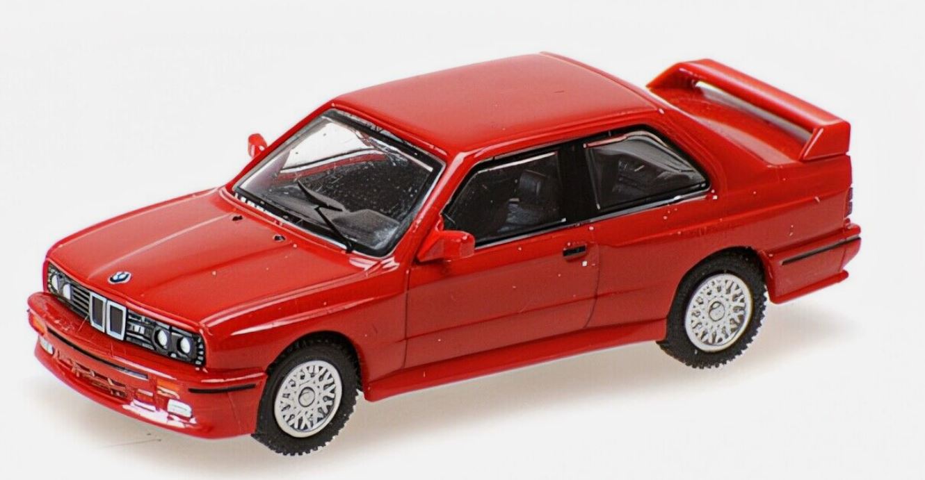 Minichamps 870020222 BMW M3 (E30) 1986 RED 1:87 Spur H0 Standmodell