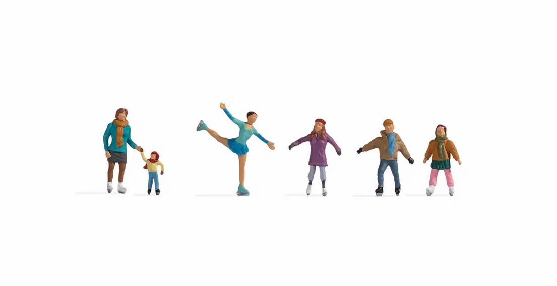 Noch 15824 Schlittschuhlaufen 1:87 Spur H0 Neu OVP Figuren