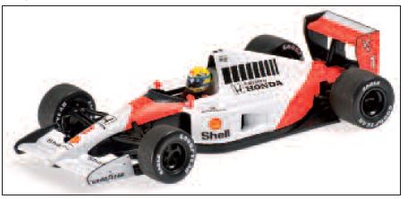 Minichamps 540914301 MCLAREN HONDA MP4/6 - AYRTON SENNA - WORLD CHAMPION 1991