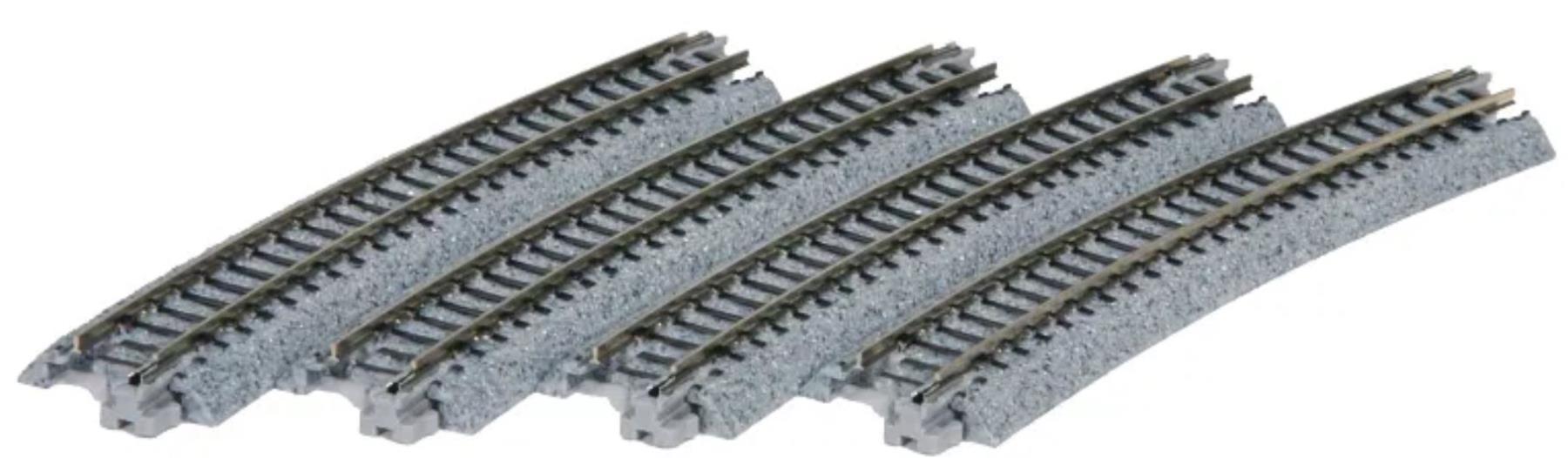 Kato 20-160 Gleis gebogen R 481-15° 4 Stück 1:160 Spur N Neu