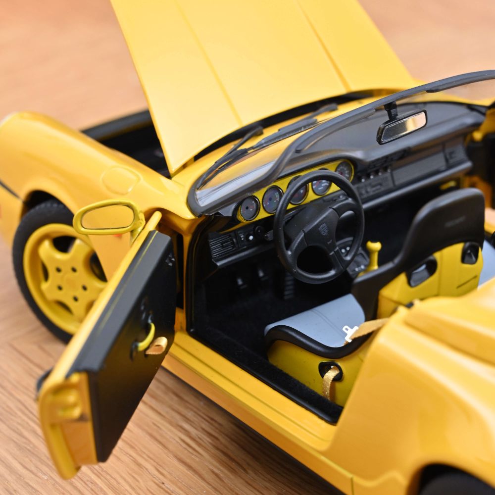 Norev 187130 Porsche 911 Speedster Speedgelb 1993 1:18 NEU OVP