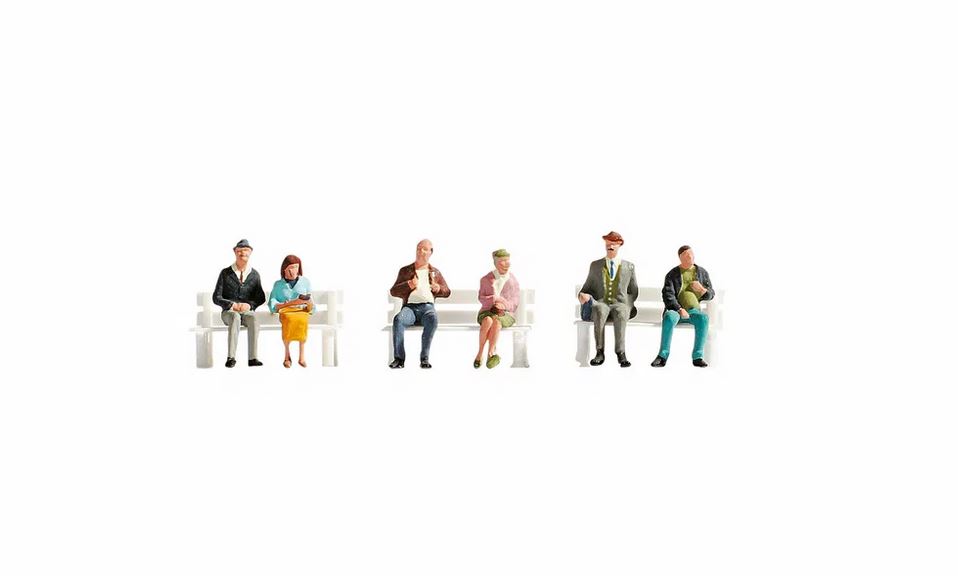 Noch 15242 Fahrgäste (ohne Bänke) 1:87 Spur H0 Neu OVP Figuren