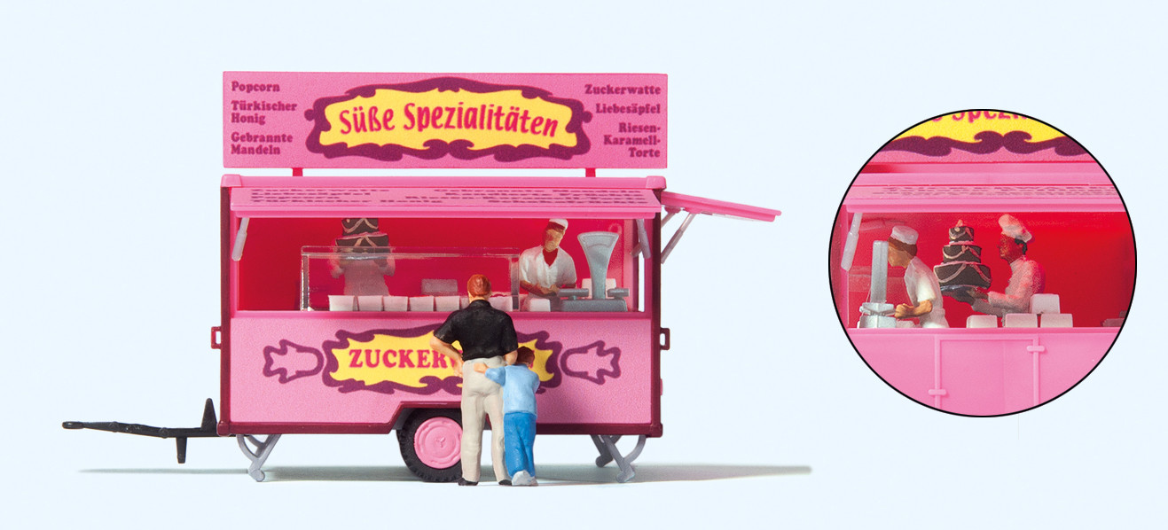 Preiser 10748 Verkaufswagen Süßwaren 1:87 Spur H0 Neu OVP