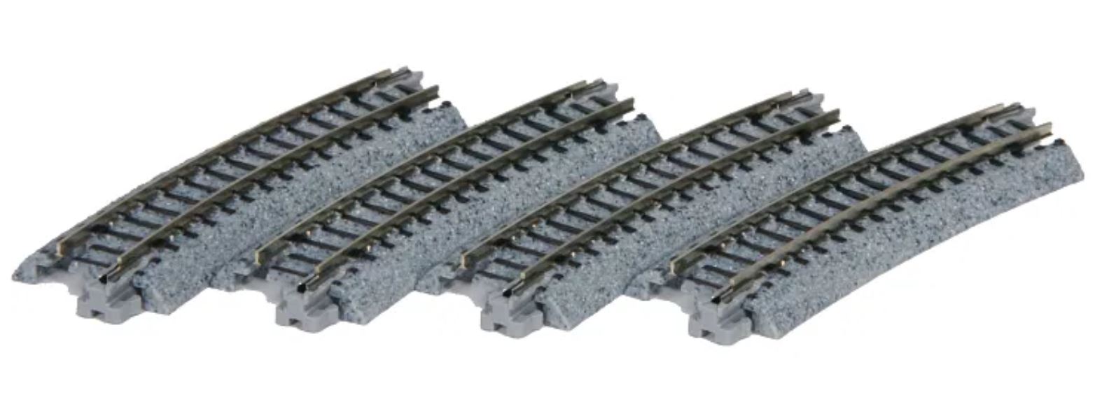 Kato 20-121 Gleis gebogen R 315-15° 4 Stück 1:160 Spur N Neu
