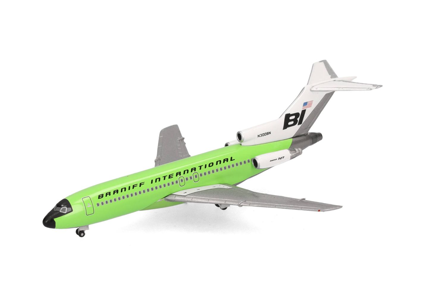 Herpa 537988 Braniff International Boeing 727-100 1:500 Neu OVP