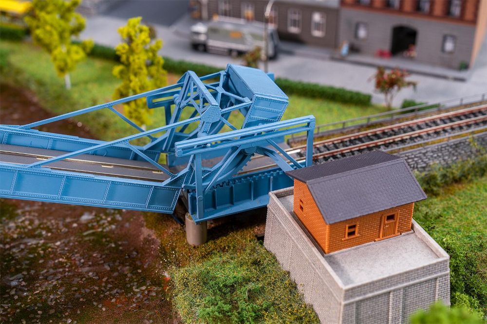 Faller 222600 Klappbrücke mit Antrieb 1:160 Spur N Bausatz NEU OVP