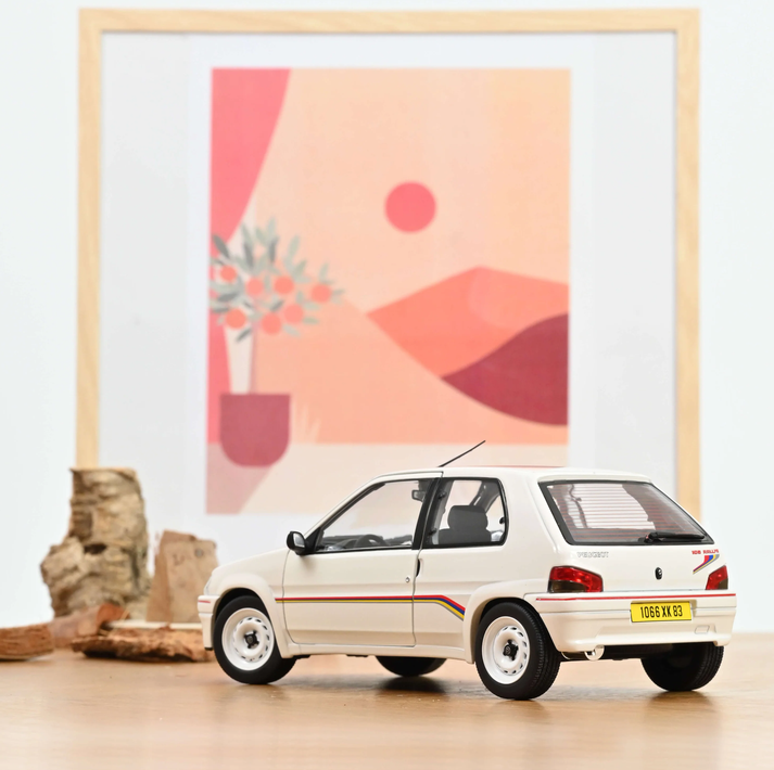 Norev 184920 Peugeot 106 Rallye 1.3 1993 Weiß 1:18 Standmodell
