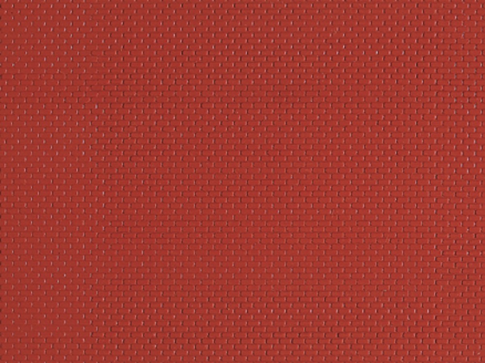 Auhagen 52212 Dekorplatten Mauerziegel rot