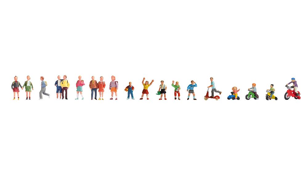 Noch 16115 XL-Set “Kinder” 19 Figuren Spur H0
